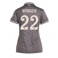 Real Madrid Antonio Rudiger #22 Fotballklær Tredjedrakt Dame 2024-25 Kortermet